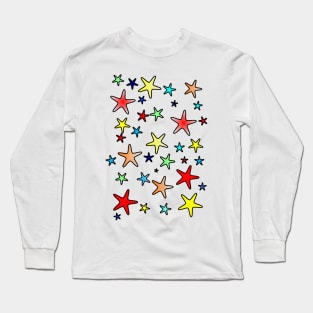 Colorful Stars Long Sleeve T-Shirt